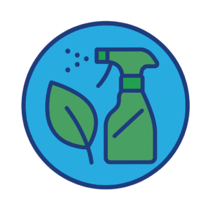 AI-generated logo for a commercial cleaning company