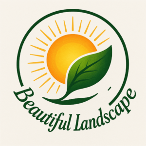 AI-generated logo for a landscaping company